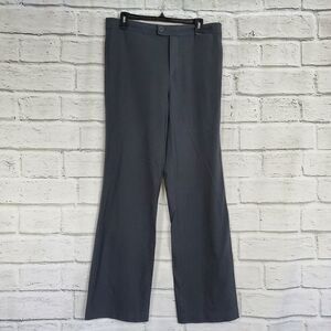 Boston Proper Gray Womens Size 10 Career Wear Work Wear Trouser Pants Rayon